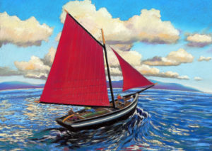 Galway Bay Hooker by Ted Turton